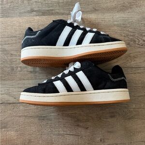 Adidas Black Campus Shoes